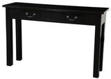 NNEDSZ 2 Drawer Straight Leg Sofa/Hall Table (Black)