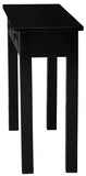 NNEDSZ 2 Drawer Straight Leg Sofa/Hall Table (Black)