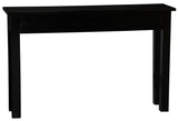 NNEDSZ 2 Drawer Straight Leg Sofa/Hall Table (Black)