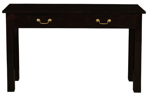 NNEDSZ 2 Drawer Straight Leg Sofa/Hall Table (Chocolate)