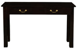 NNEDSZ 2 Drawer Straight Leg Sofa/Hall Table (Chocolate)
