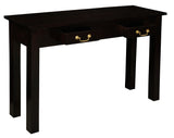 NNEDSZ 2 Drawer Straight Leg Sofa/Hall Table (Chocolate)