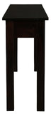 NNEDSZ 2 Drawer Straight Leg Sofa/Hall Table (Chocolate)