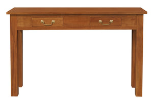 NNEDSZ 2 Drawer Straight Leg Sofa/Hall Table (Light Pecan)