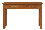 NNEDSZ 2 Drawer Straight Leg Sofa/Hall Table (Light Pecan)
