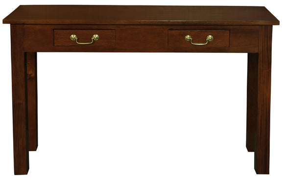NNEDSZ 2 Drawer Straight Leg Sofa/Hall Table (Mahogany)