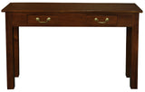 NNEDSZ 2 Drawer Straight Leg Sofa/Hall Table (Mahogany)