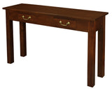 NNEDSZ 2 Drawer Straight Leg Sofa/Hall Table (Mahogany)