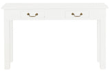 NNEDSZ 2 Drawer Straight Leg Sofa/Hall Table (White)