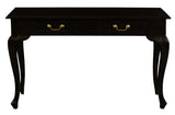 NNEDSZ Queen Ann 2 Drawer Sofa Table (Chocolate)