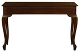 NNEDSZ Queen Ann 2 Drawer Sofa Table (Mahogany)