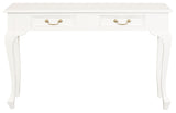 NNEDSZ Queen Ann 2 Drawer Sofa Table (White)