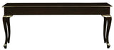 NNEDSZ Queen Anne 3 Drawer Sofa Table - Chocolate