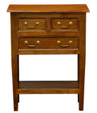 NNEDSZ Tasmania 3 Drawer Sofa Table - Light Pecan