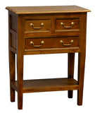 NNEDSZ Tasmania 3 Drawer Sofa Table - Light Pecan