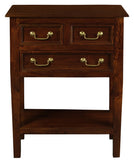 NNEDSZ Tasmania 3 Drawer Sofa Table - Mahogany