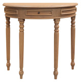 NNEDSZ Huntley Turn Leg Half Round Sofa Table (Natural)