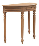 NNEDSZ Huntley Turn Leg Half Round Sofa Table (Natural)