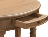 NNEDSZ Huntley Turn Leg Half Round Sofa Table (Natural)