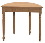 NNEDSZ Huntley Turn Leg Half Round Sofa Table (Natural)