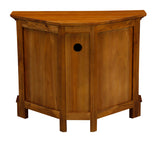 NNEDSZ Tasmania 2 Door Corner TV Stand (Light Pecan)