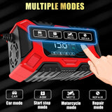 NNEDSZ Car Battery Charger 12V 6A Model LCD Smart Battery Repair Boat Caravan Truck