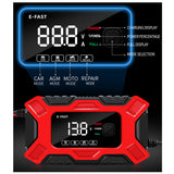 NNEDSZ Car Battery Charger 12V 6A Model LCD Smart Battery Repair Boat Caravan Truck