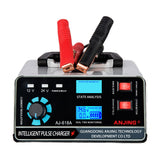 NNEDSZ Smart Automatic Car Battery Charger Trickle Pulse Repair Boat Caravan Motorcycle