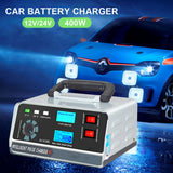 NNEDSZ Smart Automatic Car Battery Charger Trickle Pulse Repair Boat Caravan Motorcycle