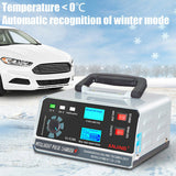 NNEDSZ Smart Automatic Car Battery Charger Trickle Pulse Repair Boat Caravan Motorcycle