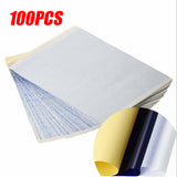 NNEDSZ 100X Tattoo Stencil Transfer Paper Spirit Thermal Carbon Tracing Copier Supplies