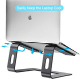 NNEDSZ Adjustable Portable Aluminium Laptop Stand Ergonomic Tray Holder Cooling Riser