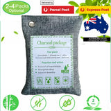 NNEDSZ 10PCS Air Purifying Bags Activated Bamboo Charcoal Freshener for Car Home Shoes 200g