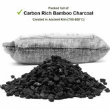 NNEDSZ 10PCS Air Purifying Bags Activated Bamboo Charcoal Freshener for Car Home Shoes 200g