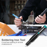 NNEDSZ 60W Soldering Iron Kit Welding Solder Station Wire Desoldering Pump Multimeter