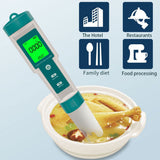 NNEDSZ 7 In 1 PH Meter TDS/EC/Salt/Temp Water Quality Monitor Tester Pen Pool Aquarium