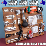 NNEDSZ Sensory Toys Activity Board Educational Learning Toys Brain Games Preschool  AU