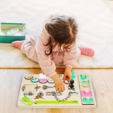 NNEDSZ Sensory Toys Activity Board Educational Learning Toys Brain Games Preschool  AU