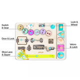 NNEDSZ Sensory Toys Activity Board Educational Learning Toys Brain Games Preschool  AU