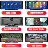 NNEDSZ 10.26" 4K Car Camera Carplay Android Car GPS Navigation Dashboard Video Recorder