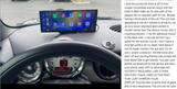 NNEDSZ 10.26" 4K Car Camera Carplay Android Car GPS Navigation Dashboard Video Recorder