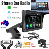 NNEDSZ 7inch PortableWireless Apple CarPlay Android Auto Touch Screen Car Radio Stereo AU