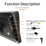 NNEDSZ 7inch PortableWireless Apple CarPlay Android Auto Touch Screen Car Radio Stereo AU
