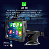 NNEDSZ 7inch PortableWireless Apple CarPlay Android Auto Touch Screen Car Radio Stereo AU