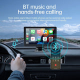 NNEDSZ 7inch PortableWireless Apple CarPlay Android Auto Touch Screen Car Radio Stereo AU
