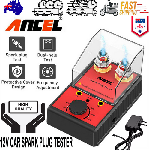 NNEDSZ Ancel 12V Car Spark Plug Tester Auto Ignition System Tester Diagnostic Test Tool