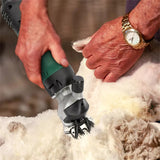 NNEDSZ 690W Electric Sheep Shears 2400R/Min 6 Speed Grooming Kit with 8 Grids Heat AU