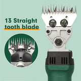 NNEDSZ 690W Electric Sheep Shears 2400R/Min 6 Speed Grooming Kit with 8 Grids Heat AU