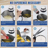 NNEDSZ DIY Candle Making Kit 1KG Wax Bean Electric Wax Melter Pouring Pot Thermometer