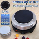 NNEDSZ DIY Candle Making Kit 1KG Wax Bean Electric Wax Melter Pouring Pot Thermometer